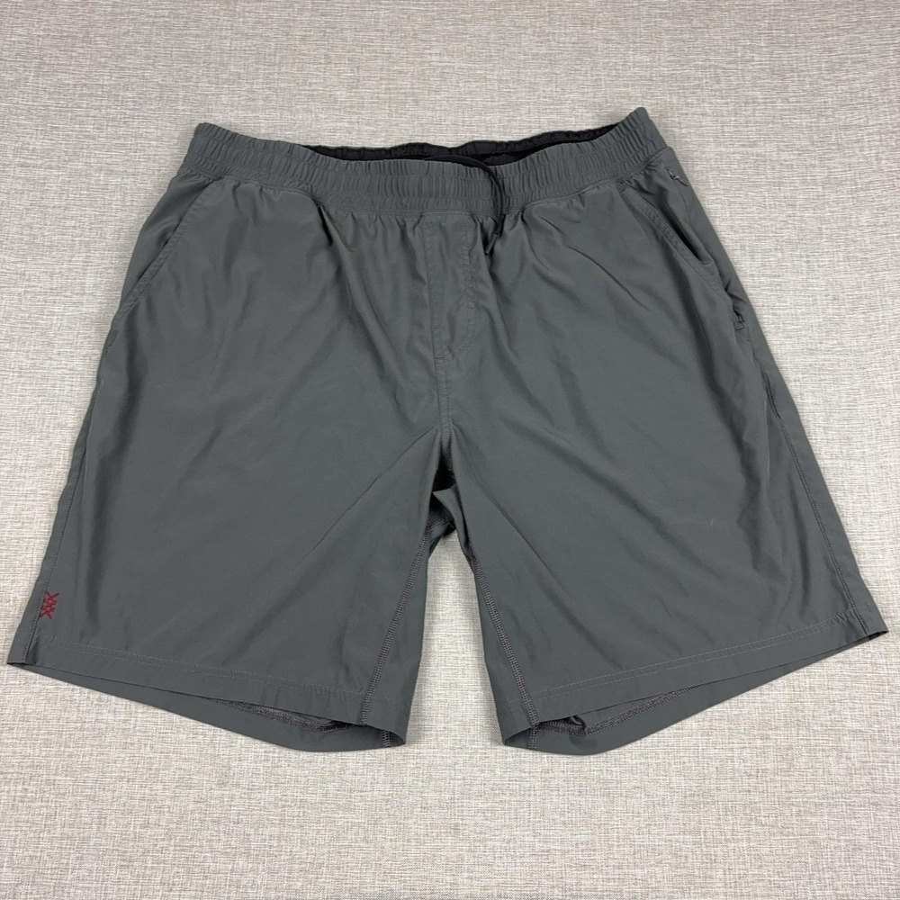 Rhone Mako 9" Shorts Mens XL Gray Unlined Stretch Training Running Gym 100117